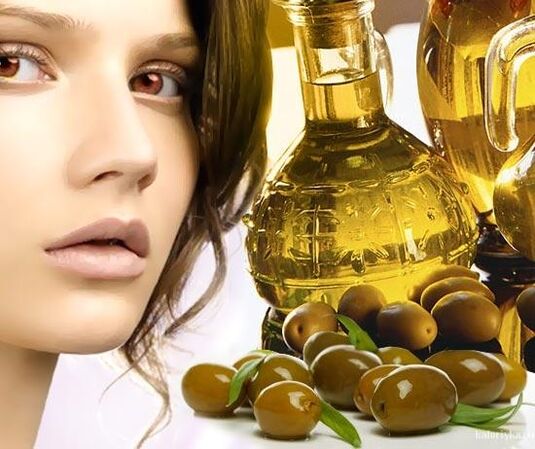 Olive oil for rejuvenating mask