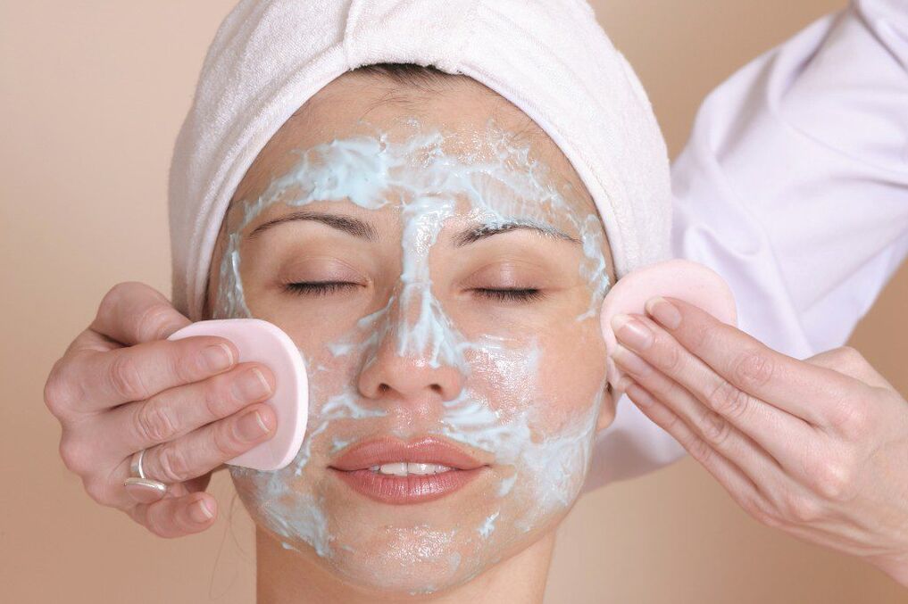 Facial skin rejuvenation and peeling