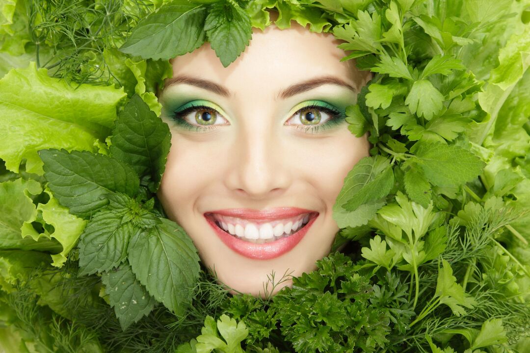 Use beneficial herbs for youthful, healthy and beautiful facial skin